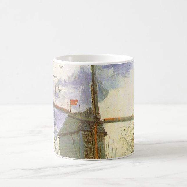 Vincent van Gogh - Moulin de la Galette, Väderkvar Kaffemugg (Center)