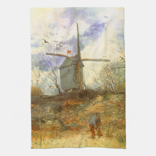 Vincent van Gogh - Moulin de la Galette, Väderkvar Kökshandduk