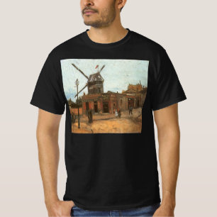 Vincent van Gogh - Moulin de la Galette, Väderkvar T-shirt