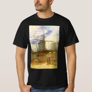 Vincent van Gogh - Moulin de la Galette, Väderkvar T-shirt
