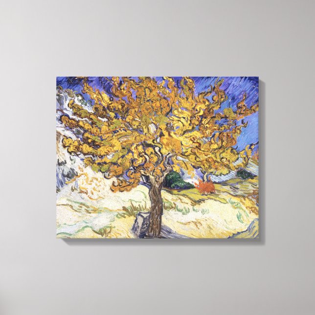 Vincent van Gogh | Mulberry Träd, 1889 Canvastryck (Framsida)