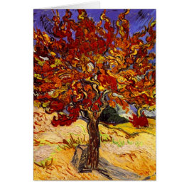 Vincent Van Gogh Mulberry Träd Fine Art Painting OBS Kort