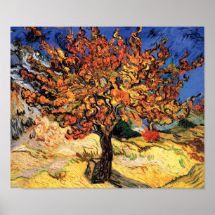 Vincent Van Gogh - Mulberry Träd Fine Art Poster