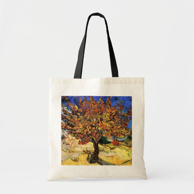 Vincent Van Gogh - Mulberry Träd Fine Art Tygkasse (Framsidan)