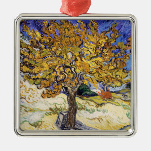 Vincent van Gogh - Mulberry Träd Julgransprydnad Metall