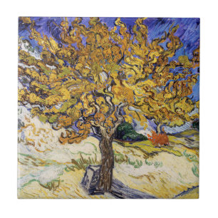 Vincent van Gogh - Mulberry Träd Kakelplatta