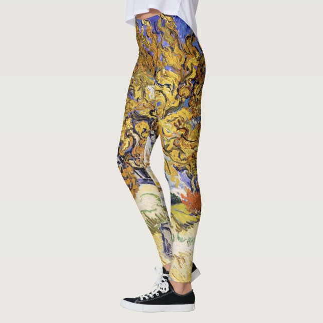 Vincent van Gogh - Mulberry Träd Leggings (Vänster)