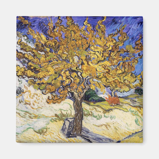 Vincent van Gogh - Mulberry Träd Magnet (Framsidan)