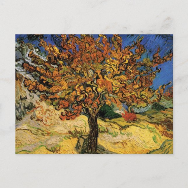 Vincent van Gogh Mulberry Träd Postcards Vykort (Framsida)