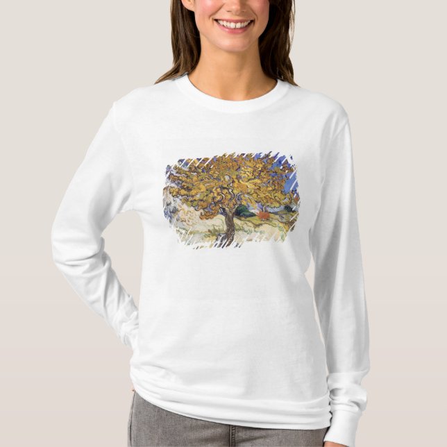 Vincent Van Gogh | mullbärsträdträd, 1889 T Shirt (Framsida)