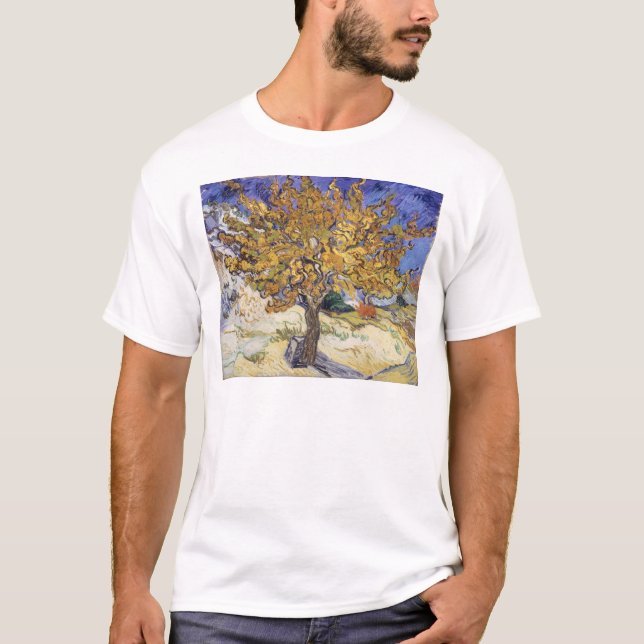 Vincent Van Gogh | mullbärsträdträd, 1889 Tee (Framsida)