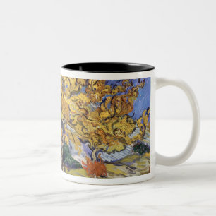 Vincent Van Gogh mullbärsträdträd, 1889 Två-Tonad Mugg