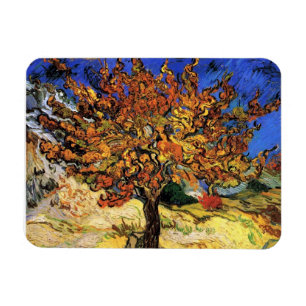 Vincent Van Gogh - Mullebärsträdet Fine Art Magnet