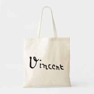 Vincent Van Gogh Namnteckning Tygkasse