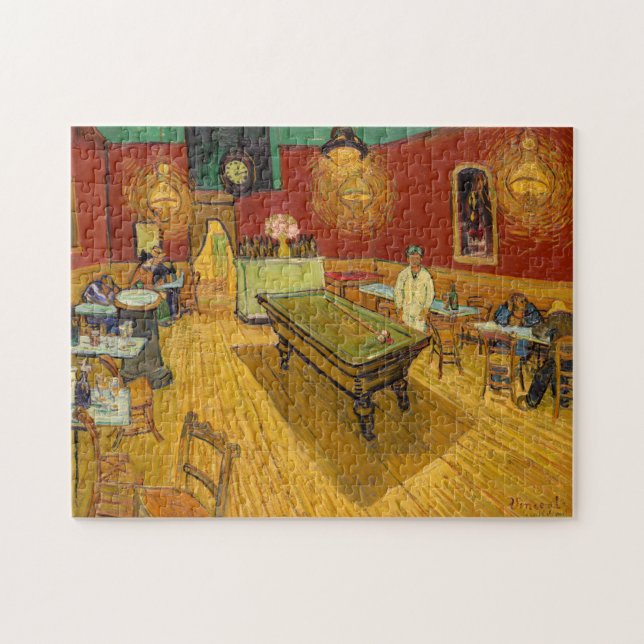 Vincent van Gogh - Nattcafé Pussel (Horisontell)
