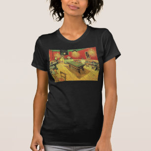 Vincent Van Gogh - Nattkafé Finkonst Tee Shirt