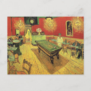 Vincent Van Gogh - Nattkafé Konstverk Vykort