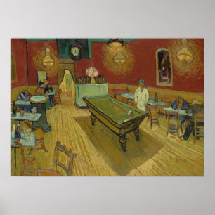 VINCENT VAN GOGH- Nattkaféet 1888 Poster