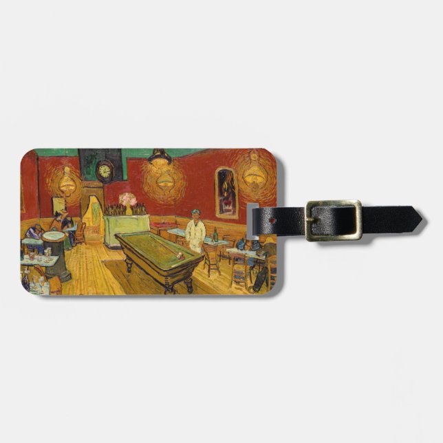 Vincent van Gogh - Nattkaféet Bagagebricka (Horisontell Framsida)