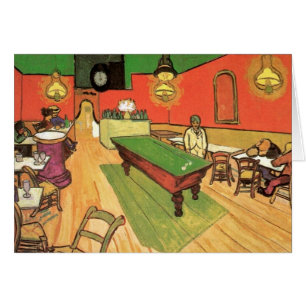Vincent Van Gogh - Nattkaféet i Arles Hälsningskort