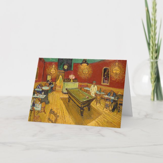 Vincent van Gogh - Nattkaféet Kort (Framsida)