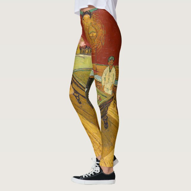 Vincent van Gogh - Nattkaféet Leggings (Vänster)