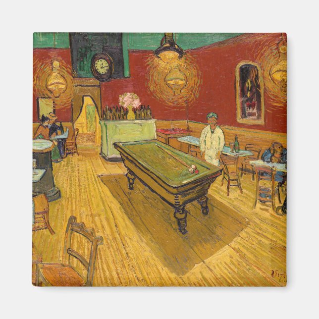 Vincent van Gogh - Nattkaféet Magnet (Framsidan)