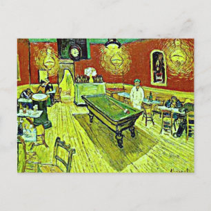 Vincent van Gogh - Nattkaféet Vykort