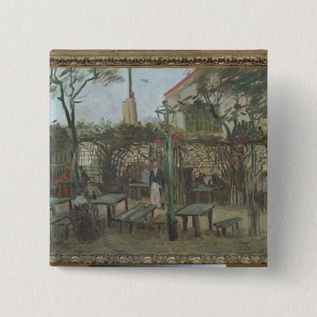Vincent Van Gogh | nöjeträdgårdar på Montmartre Knapp (Framsida)