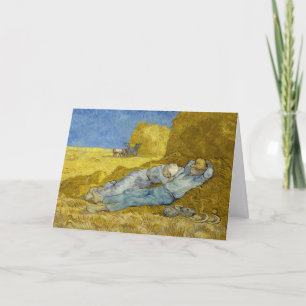 Vincent Van Gogh - Noon, rest från arbetet / Siest Kort
