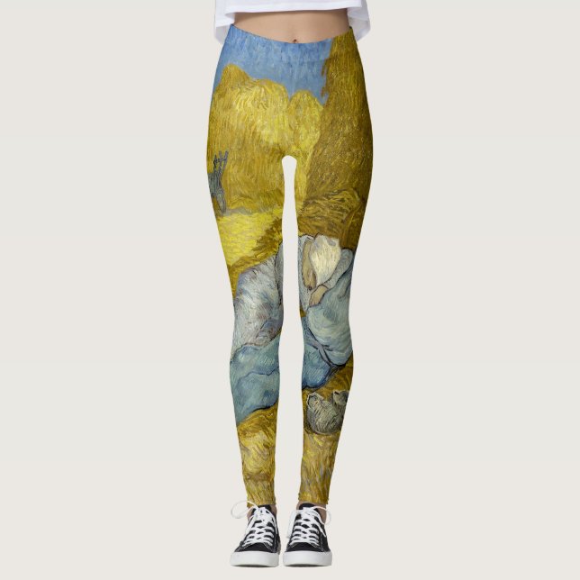 Vincent Van Gogh - Noon, rest från arbetet / Siest Leggings (Framsida)