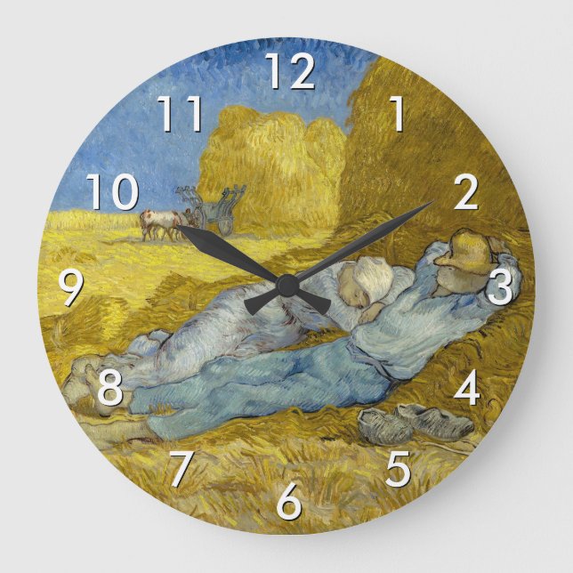 Vincent Van Gogh - Noon, rest från arbetet / Siest Stor Klocka (Framsida)