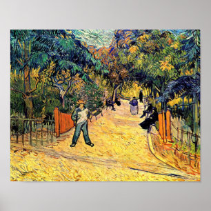 Vincent Van Gogh - offentlig park i Arles Fine Art Poster