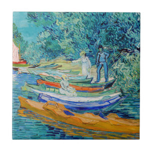 Vincent van Gogh - Oise-banken i Auvers Kakelplatta