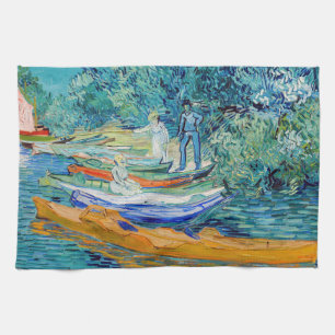 Vincent van Gogh - Oise-banken i Auvers Kökshandduk