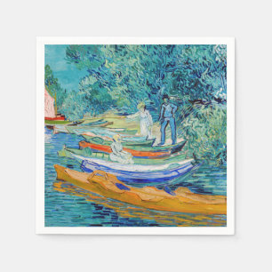Vincent van Gogh - Oise-banken i Auvers Pappersservett