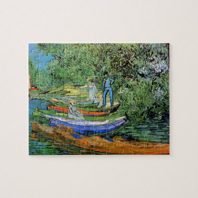 Vincent van Gogh - Oisebankarna vid Auvers Pussel (Horisontell)