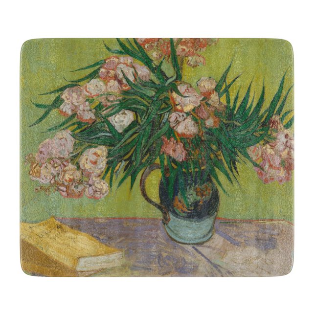Vincent Van Gogh Oleander blom målning (Framsidan)