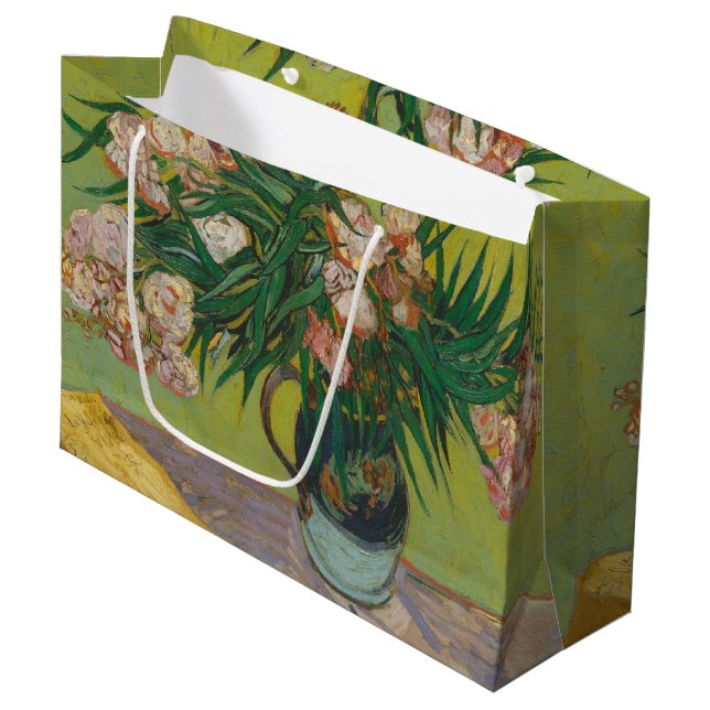 Vincent Van Gogh Oleander blom målning (Framsidan Vinklad)