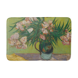 Vincent Van Gogh Oleander blom målning Badrumsmatta