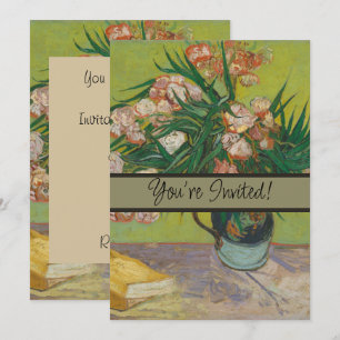 Vincent Van Gogh Oleander blom målning Inbjudningar