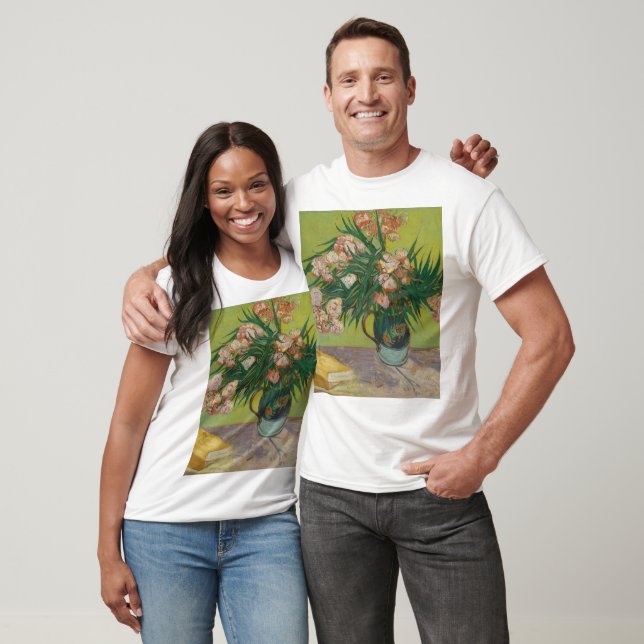 Vincent Van Gogh Oleander blom målning T Shirt (Unisex)