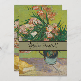 Vincent Van Gogh Oleander blommålning Inbjudningar