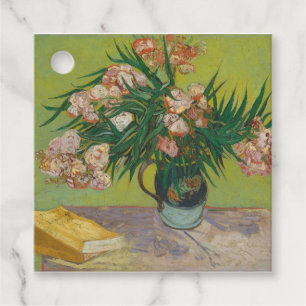 Vincent Van Gogh Oleander blomstermålning Gåvor Etiketter