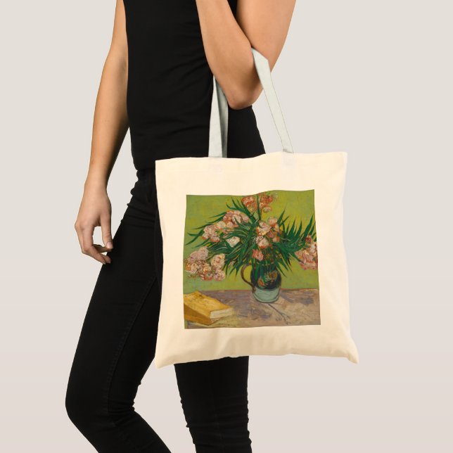 Vincent Van Gogh Oleander blomstermålning Tygkasse (Framsida (produkt))