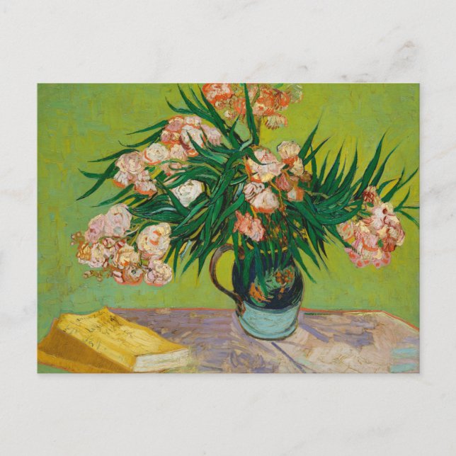 Vincent van Gogh Oleanders Postcard | Klassisk kon Vykort (Framsida)