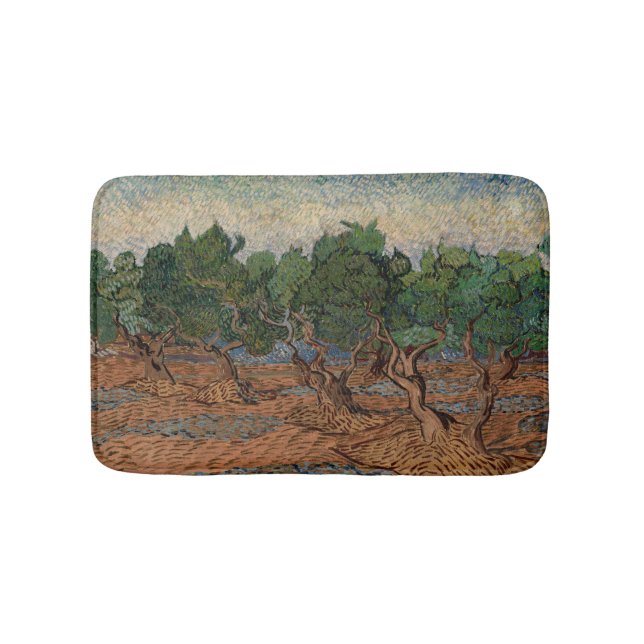 Vincent van Gogh - Olive Grove Badrumsmatta (Framsidan)