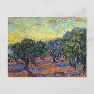 Vincent Van Gogh Olive Grove Impressionism Art Vykort
