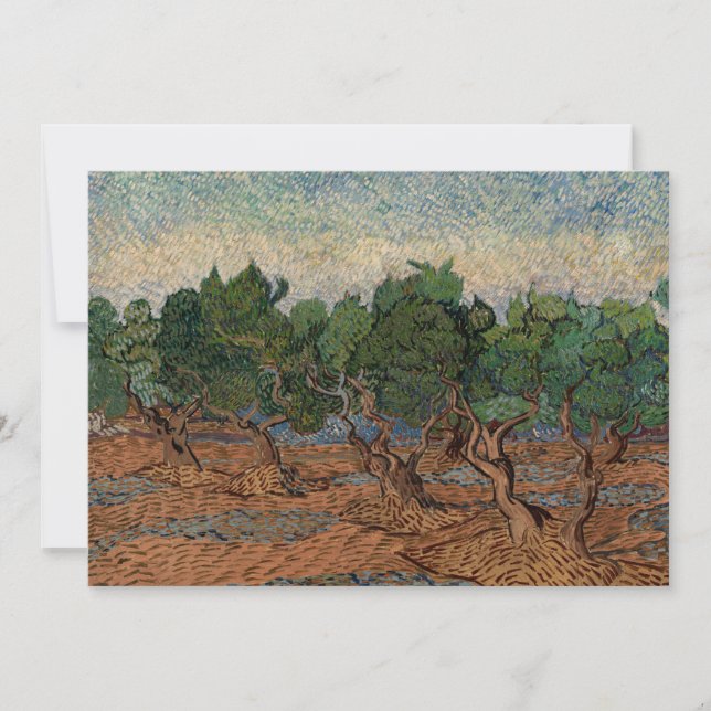 Vincent van Gogh - Olive Grove Inbjudningar (Framsida)