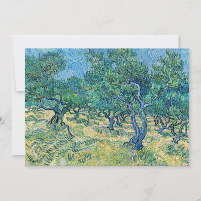 Vincent van Gogh - Olive Grove Inbjudningar (Framsida)